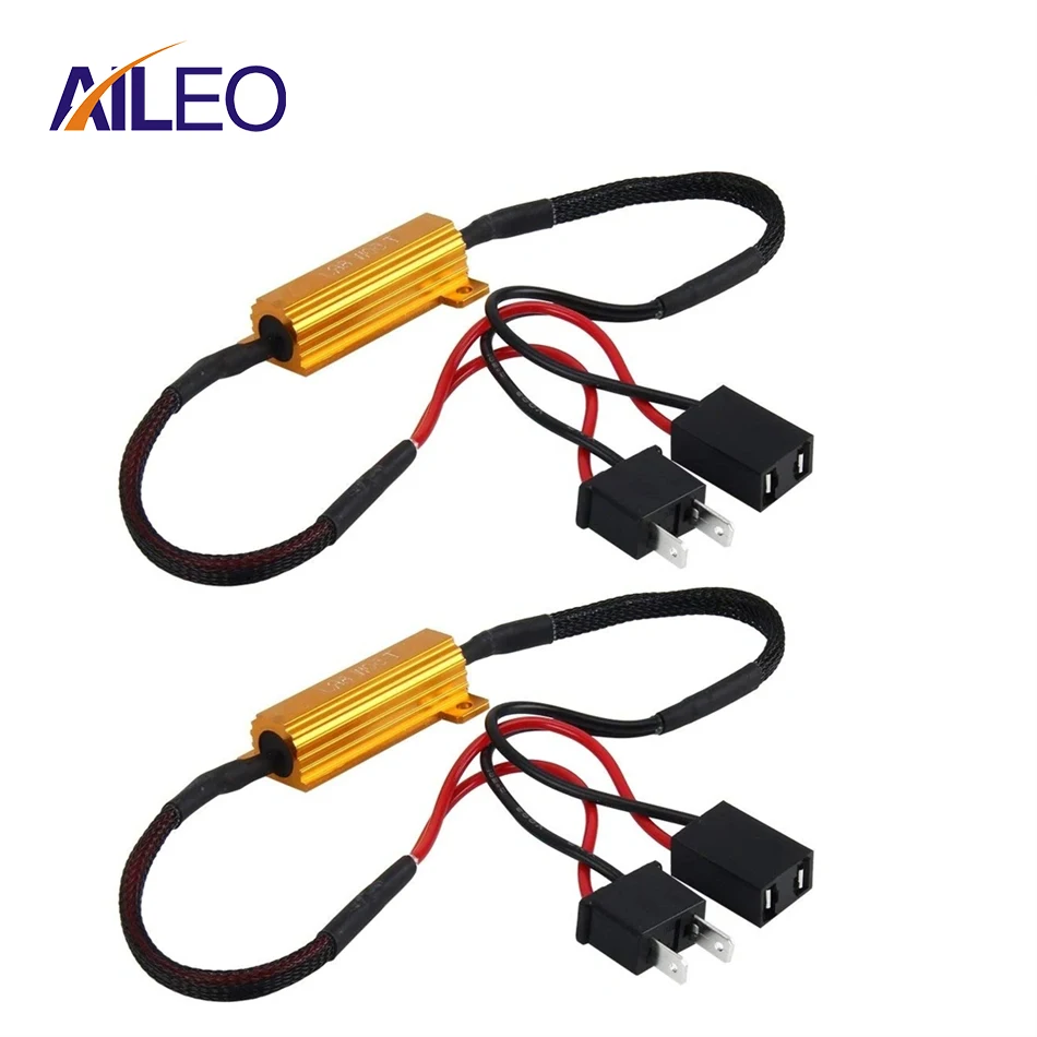 AILEO Комплект Из 2 Шт. H7 H11 50W Автомобильный Резистор Нагрузки, Устранитель Ошибок Canbus
AILEO Комплект Из 2 Шт. H7 H11 50W Автомобильный Резистор Нагрузки, Устранитель Ошибок Canbus