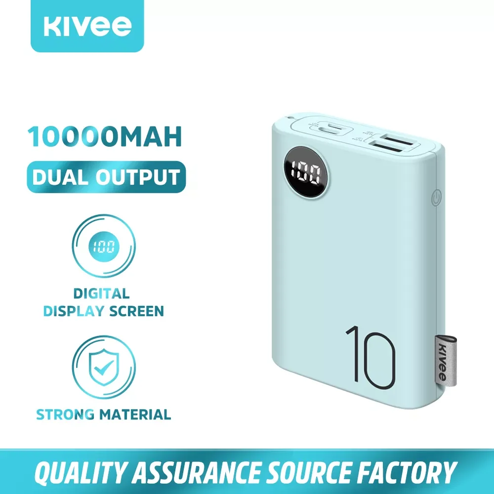 2023NEW KIVEE Power Bank 10000mAh PF23P Mini Powerbank with Fast Charging Portable Battery Charger PoverBank For iPhone 13 Xiaom
2023NEW KIVEE Power Bank 10000mAh PF23P Mini Powerbank with Fast Charging Portable Battery Charger PoverBank For iPhone 13 Xiaom