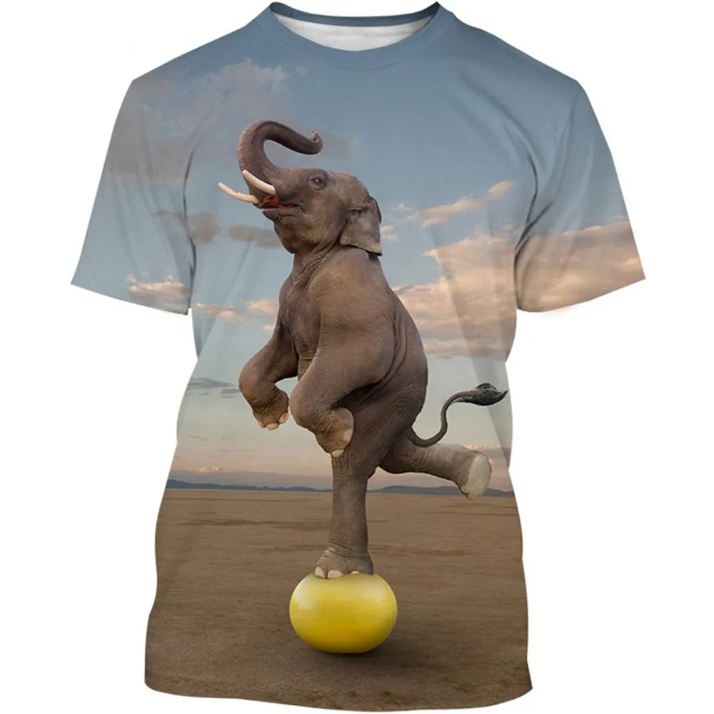 2023 Men's 3D Elephant T-Shirt Summer Animal Print Harajuku Fashion T Shirt Adult Children Short Sleeve Clothing Camiseta Hombre
2023 Men's 3D Elephant T-Shirt Summer Animal Print Harajuku Fashion T Shirt Adult Children Short Sleeve Clothing Camiseta Hombre