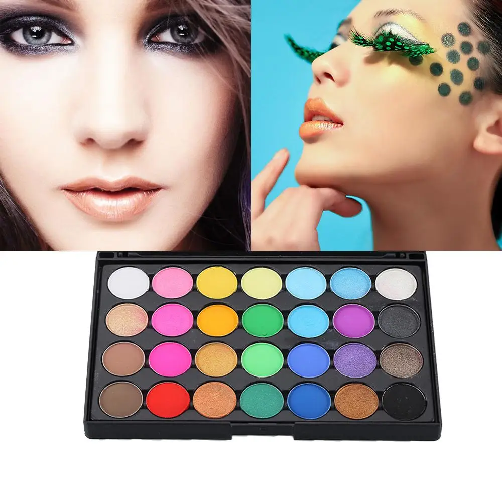 

28 Colours Eyeshadow Palette Matte Glitter Pigment Waterproof Make Up Professional Eye Shadow box Make up Set Cosmetic Women