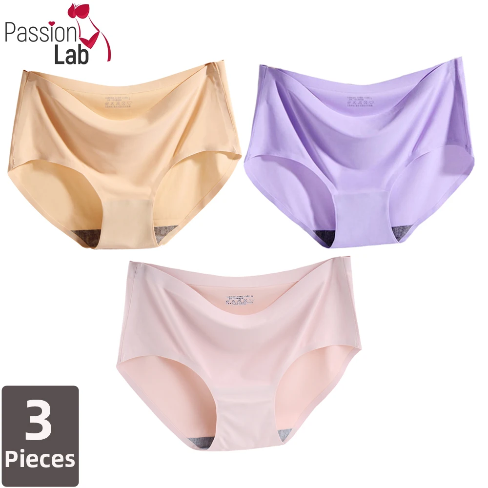 3 Pieces Ladies Ice Silk Panties Plus Size Women Briefs Sexy Female Lingerie Comfort Underwear
3 Pieces Ladies Ice Silk Panties Plus Size Women Briefs Sexy Female Lingerie Comfort Underwear