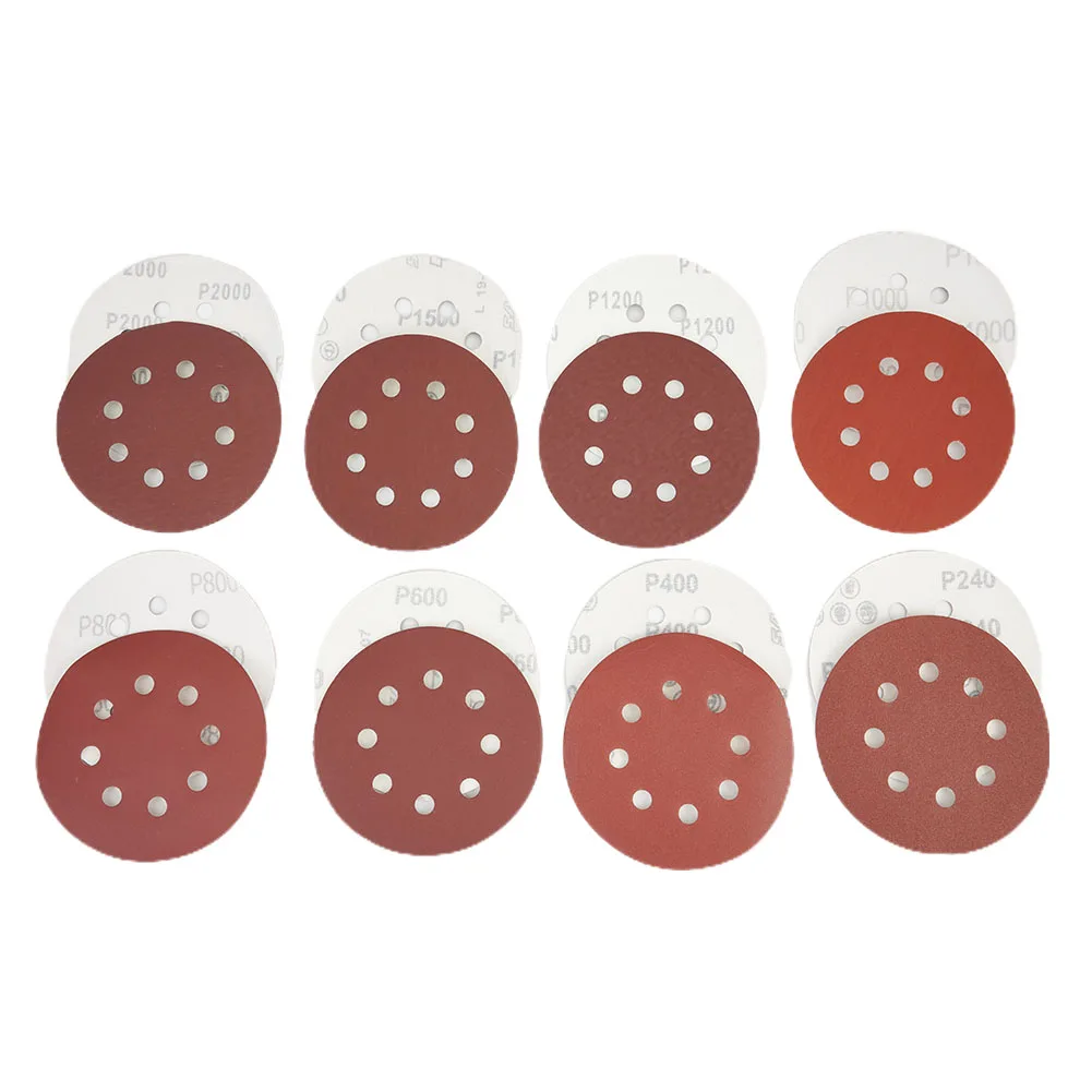 40pcs 5inch 8 Hole Hook Loop Sanding Discs Round Grit 240-2000 Sandpaper Abrasive Polishing Tools For Woodworking
40pcs 5inch 8 Hole Hook Loop Sanding Discs Round Grit 240-2000 Sandpaper Abrasive Polishing Tools For Woodworking