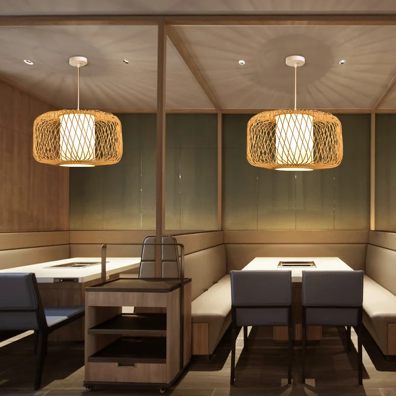 Bamboo Pendant Lamp Hand Knitted Chinese Style Weaving Hanging Lamps 35/50/70/80cm Restaurant Home Decor Lighting Fixtures
Bamboo Pendant Lamp Hand Knitted Chinese Style Weaving Hanging Lamps 35/50/70/80cm Restaurant Home Decor Lighting Fixtures