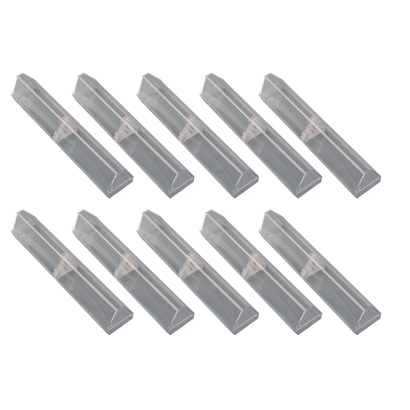 10 Pcs Pen Storage Container Triangular Single Pen Plastic Pen Boxes Empty Bulk Collection Set for School
10 Pcs Pen Storage Container Triangular Single Pen Plastic Pen Boxes Empty Bulk Collection Set for School