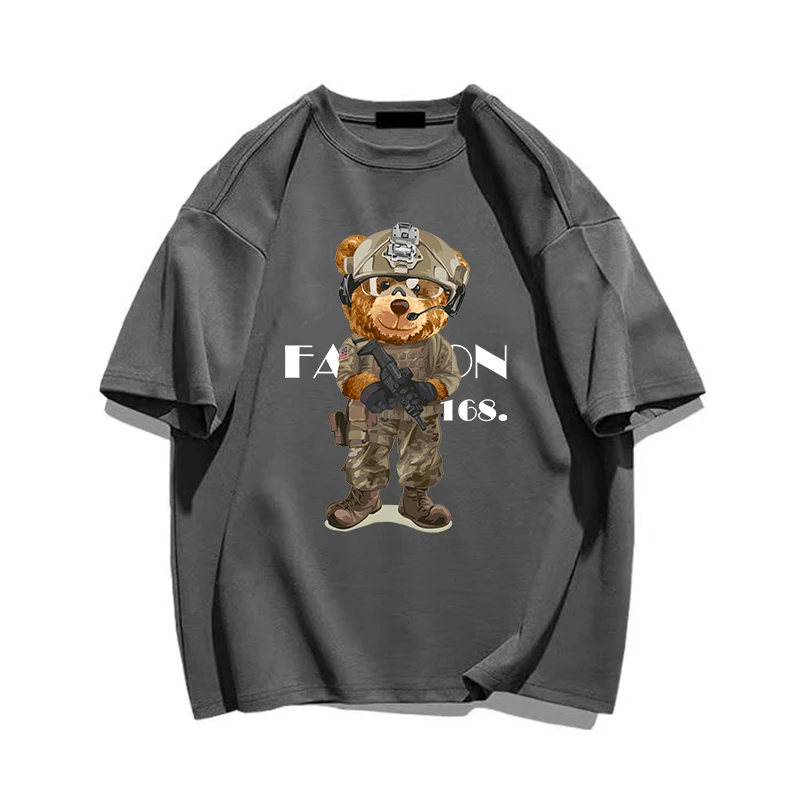 New Summer Luxury Brand T Shirt Cotton Men T-Shirt High Quality Astronaut Bear Print Fashion Oversized Women Tee
New Summer Luxury Brand T Shirt Cotton Men T-Shirt High Quality Astronaut Bear Print Fashion Oversized Women Tee