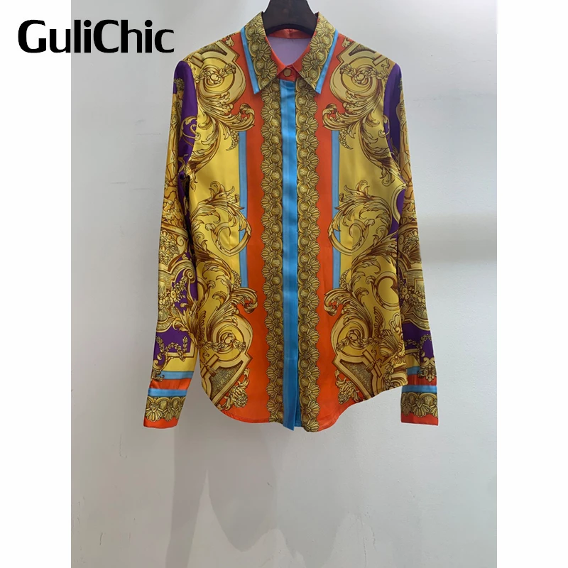 5.10 GuliChic Women Elegant Vintage Hidden Breasted Print Slim Shirt Or Pin Mini Pleated Skirt Or Midi Skirt Set
5.10 GuliChic Women Elegant Vintage Hidden Breasted Print Slim Shirt Or Pin Mini Pleated Skirt Or Midi Skirt Set