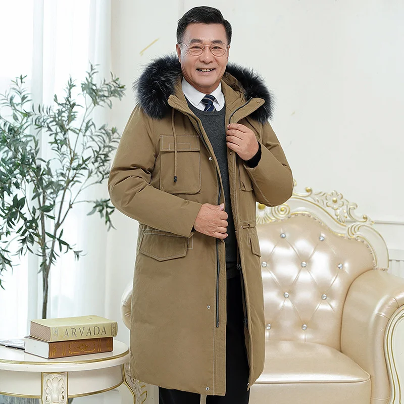 Brand Winter Men Long Hooded Fur Collar Casual Warm Overcoat High Quality Zipper Business Full Sleeve Down Jacket
Brand Winter Men Long Hooded Fur Collar Casual Warm Overcoat High Quality Zipper Business Full Sleeve Down Jacket