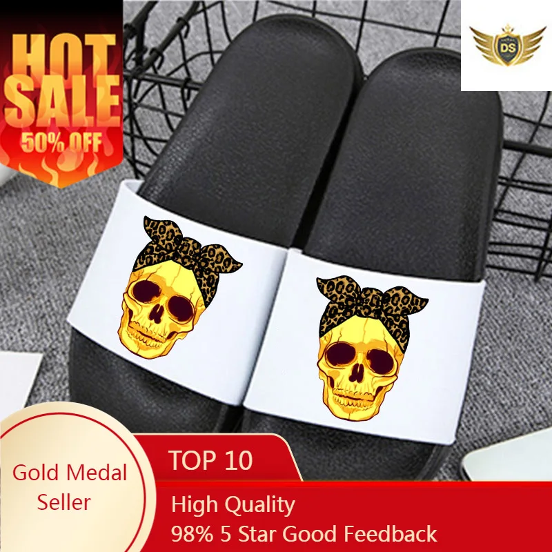 Women slippers Fashion Sugar Skull Pink Bandana Cartoon Women Shoes Summer Flip Flops Indoor Slippers Beach Slippers
Women slippers Fashion Sugar Skull Pink Bandana Cartoon Women Shoes Summer Flip Flops Indoor Slippers Beach Slippers