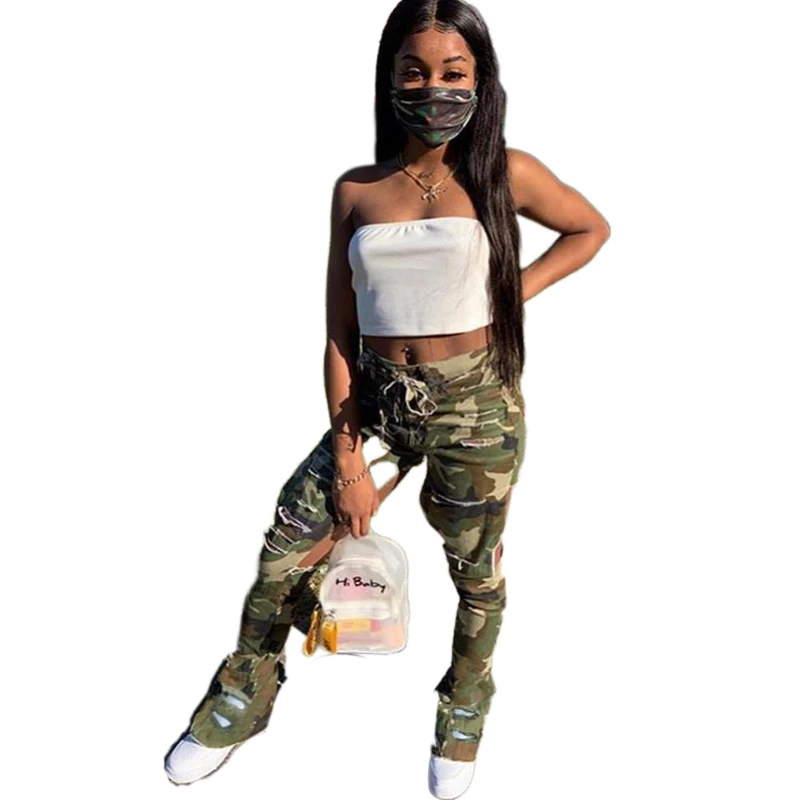 Ruched Camouflage Pants Denim High Wait Stacked Pants Autumn 2022 Women Clothing Streetwear Jeans Fashion Hollow Out Trousers
Ruched Camouflage Pants Denim High Wait Stacked Pants Autumn 2022 Women Clothing Streetwear Jeans Fashion Hollow Out Trousers