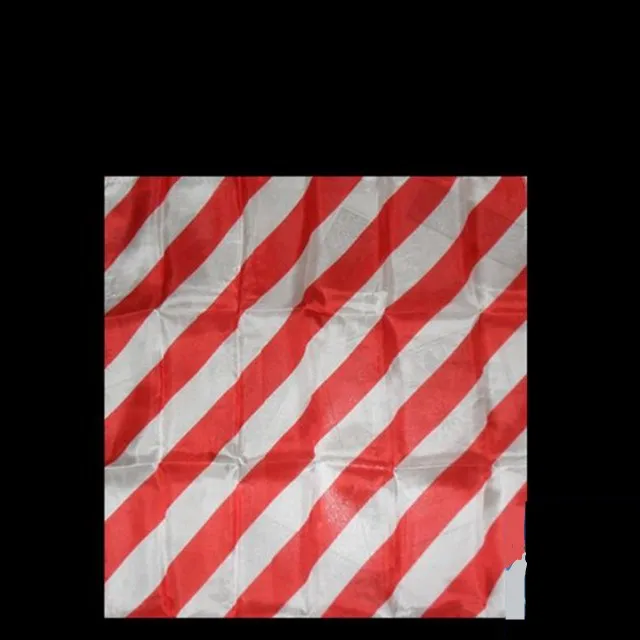 

Zebra Silk (black and White/Red and White) 60*60cm Silk and Cane Magic Props Stage Magic Tricks Gimmick Illusions Fun Magic Toys