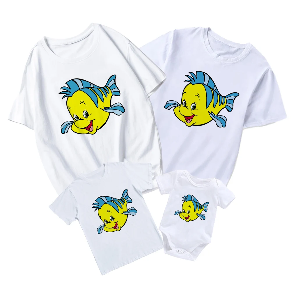 Flounder Disney T Shirts Finding Nemo Kids Short Sleeve Baby Girl Boy Baby Romper Family Matching Clothes Adult Unisex Top Cute
Flounder Disney T Shirts Finding Nemo Kids Short Sleeve Baby Girl Boy Baby Romper Family Matching Clothes Adult Unisex Top Cute
