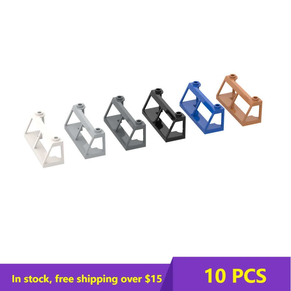 10PCS Bricks 13760 2X6X2 frame train windshield For Building Blocks Parts DIY Educational Construction Christmas Gift Toy
10PCS Bricks 13760 2X6X2 frame train windshield For Building Blocks Parts DIY Educational Construction Christmas Gift Toy