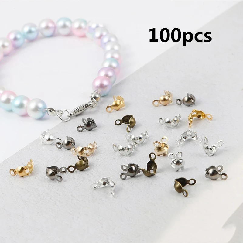 100pcs Wholesale 4*7mm Connector Clasps Fitting Ball Chain End Crimps Beads Connector Components For DIY Bracelet Jewelry Making
100pcs Wholesale 4*7mm Connector Clasps Fitting Ball Chain End Crimps Beads Connector Components For DIY Bracelet Jewelry Making