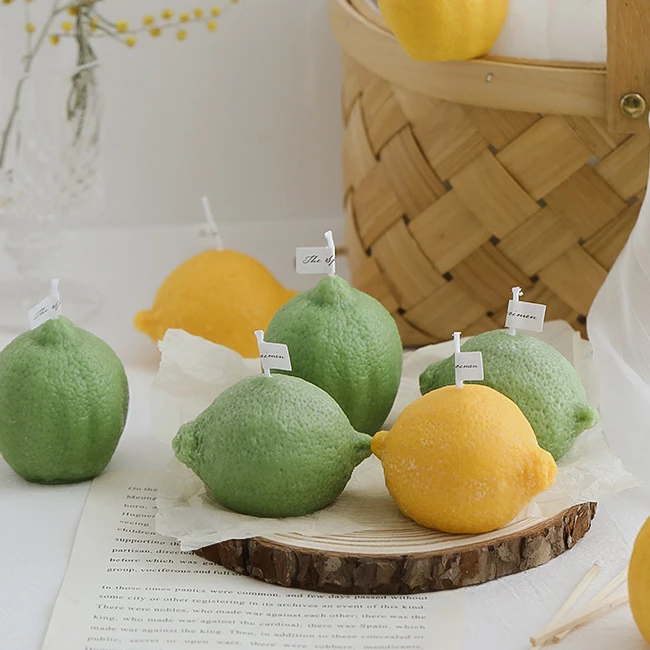 Hand-made Lemon Scented Candles Fragrance of Lemon Cute Presents for Home Decor Kawaii Party Candles Relaxing Spa Candles
Hand-made Lemon Scented Candles Fragrance of Lemon Cute Presents for Home Decor Kawaii Party Candles Relaxing Spa Candles