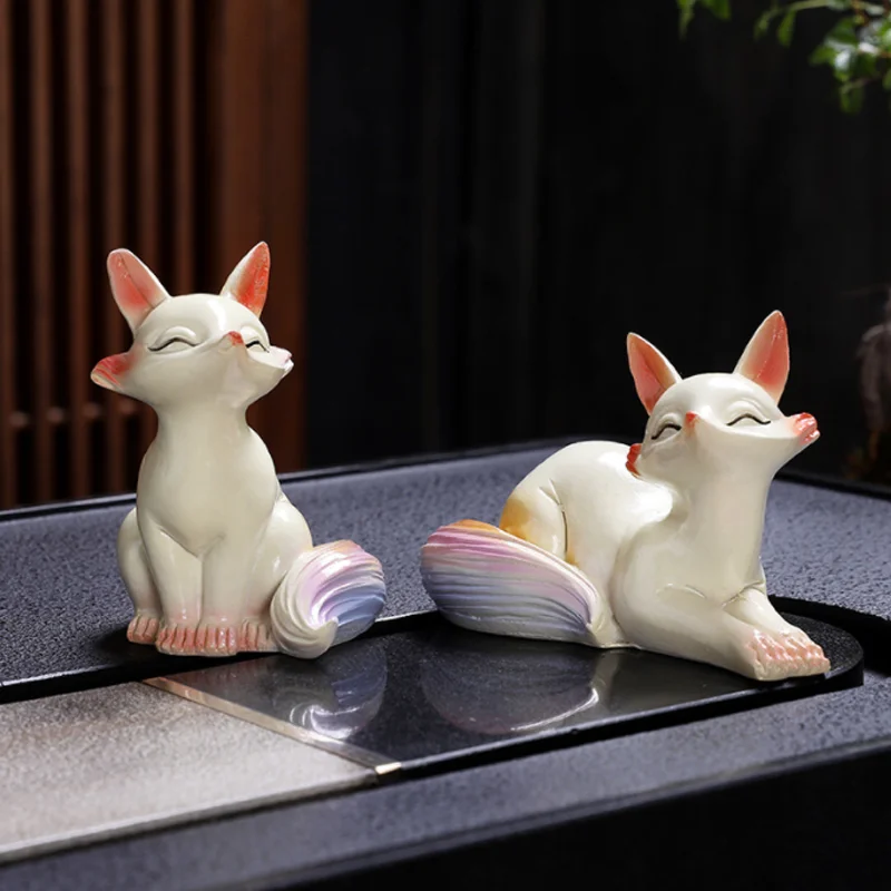 Lovely Fox Shaped Color Changing Tea Pet Decoration for Office Home Desktop Tea Table Tea Pet Ornaments Tea Ceremony Accessories
Lovely Fox Shaped Color Changing Tea Pet Decoration for Office Home Desktop Tea Table Tea Pet Ornaments Tea Ceremony Accessories