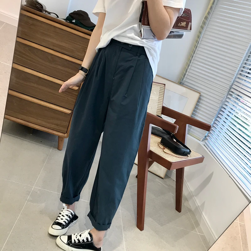 Summer style loose casual pants women's thin high-waisted thin harem pants women's cropped pants cropped pants
Summer style loose casual pants women's thin high-waisted thin harem pants women's cropped pants cropped pants