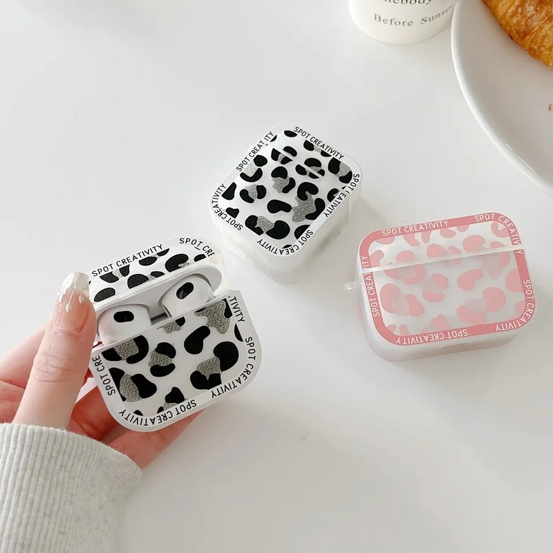 Black White Pink Leopard Case for Apple AirPods 1 2 3 Pro Cases Cover IPhone Bluetooth Earbuds Earphone Air Pod Pods Case
Black White Pink Leopard Case for Apple AirPods 1 2 3 Pro Cases Cover IPhone Bluetooth Earbuds Earphone Air Pod Pods Case