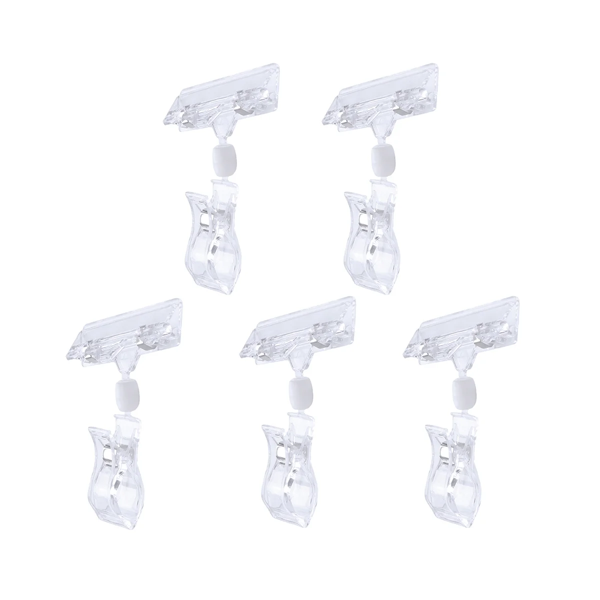10 Pcs Clothes Hanging Rack Stand Plastic Price Tag Bracket Supermarket Retail Clear
10 Pcs Clothes Hanging Rack Stand Plastic Price Tag Bracket Supermarket Retail Clear