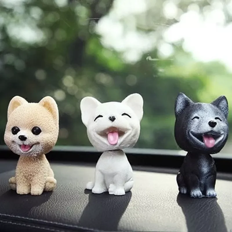 Dashboard Cute Bobble-Head Puppy Doll Simulation Spring Shaking Head Dog Toy Car Furnishing Articles Home Decoration
Dashboard Cute Bobble-Head Puppy Doll Simulation Spring Shaking Head Dog Toy Car Furnishing Articles Home Decoration