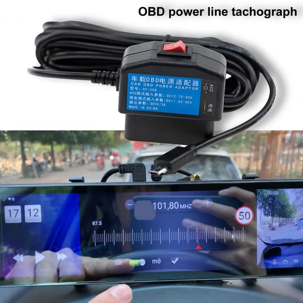 USB Ports High Performance OBD Connector Stable Transmission Power Adapter Black Car OBD Cigarette Adapter Cable for Vehicle
USB Ports High Performance OBD Connector Stable Transmission Power Adapter Black Car OBD Cigarette Adapter Cable for Vehicle