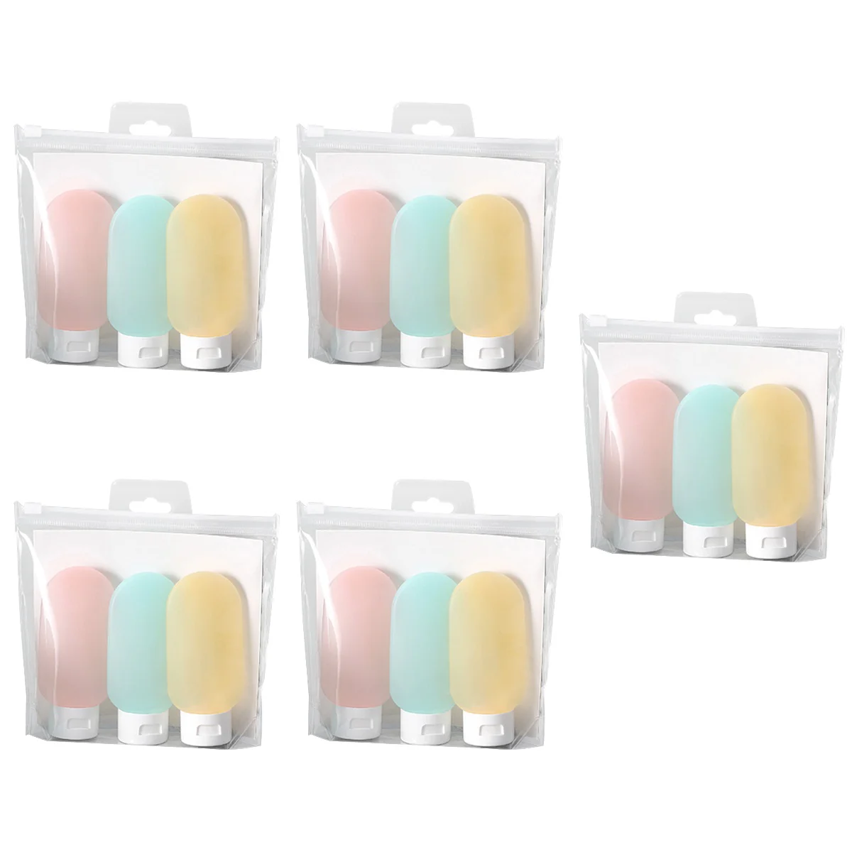5 Sets of Shampoo Lotion Squeeze Bottles Refillable Travel Bottles Travel Toiletry Bottles
5 Sets of Shampoo Lotion Squeeze Bottles Refillable Travel Bottles Travel Toiletry Bottles