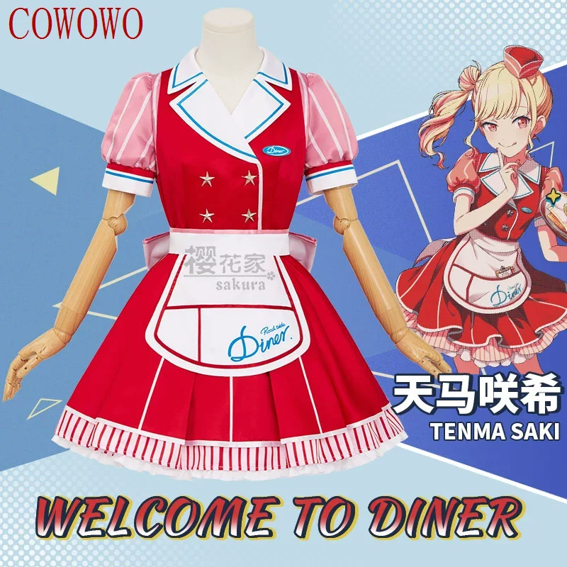 World Project Color Stage Welcome To Diner Tenma Saki Maid Outfit Dress Cosplay Costume Cos Game Anime Party Uniform Hallowen
World Project Color Stage Welcome To Diner Tenma Saki Maid Outfit Dress Cosplay Costume Cos Game Anime Party Uniform Hallowen