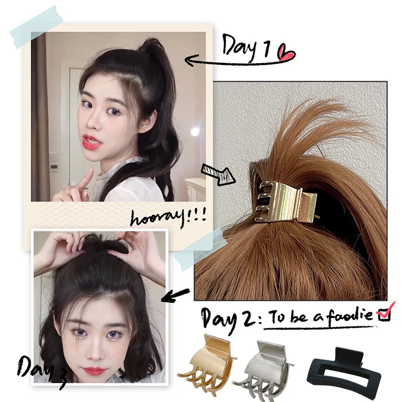 High Ponytail Small Jaw Clip Fixed Gadget Back Head Black Small Size Shark Clip High Ponytail Clip Claw Clip Hairware
High Ponytail Small Jaw Clip Fixed Gadget Back Head Black Small Size Shark Clip High Ponytail Clip Claw Clip Hairware