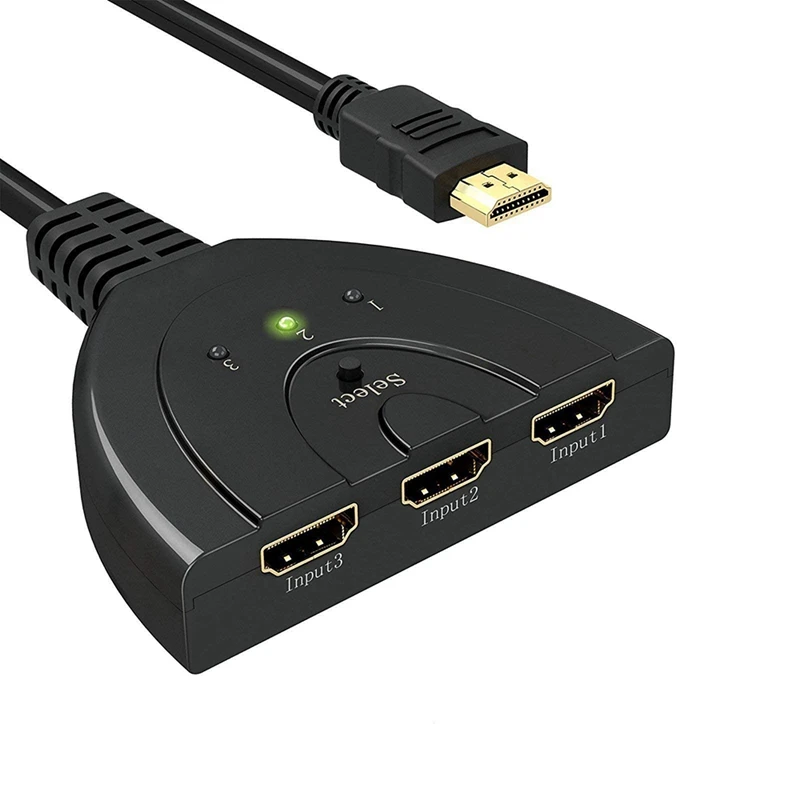 Коммутатор, совместимый с HDMI, 3-портовый коммутатор с HDMI-совместимым портом Sup-порт, Full Hd1080p/3D с высокоскоростным кабелем
Коммутатор, совместимый с HDMI, 3-портовый коммутатор с HDMI-совместимым портом Sup-порт, Full Hd1080p/3D с высокоскоростным кабелем