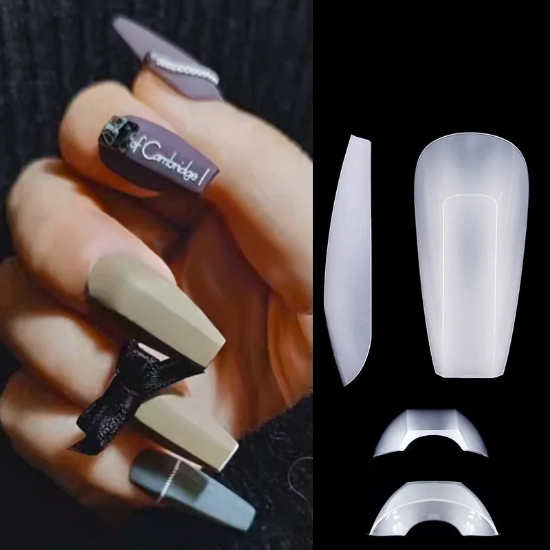 504Pcs 3D Geometry Square False Nail Tips Transparent / Natural Full Cover Trench Manicure Acrylic UV Gel DIY Tool
504Pcs 3D Geometry Square False Nail Tips Transparent / Natural Full Cover Trench Manicure Acrylic UV Gel DIY Tool