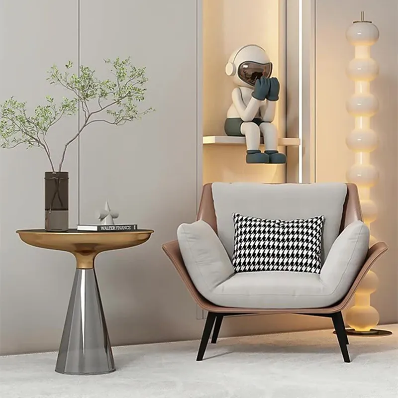 Balcony lounge chair light luxury modern single sofa Italian minimalist leisure chair designer net red hotel sofa bedroom chair
Balcony lounge chair light luxury modern single sofa Italian minimalist leisure chair designer net red hotel sofa bedroom chair