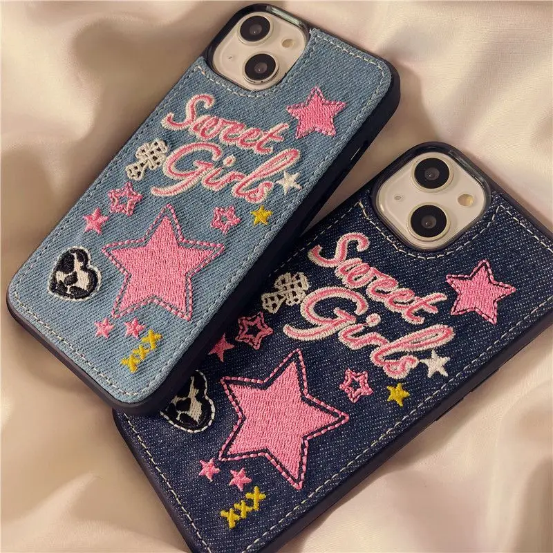 Cowboy Iphone 14 Phone Case Embroidery Pink Star Iphone13Promax Ladies 12 All Inclusive 11 New Xr Creativity Protect Cover Gift
Cowboy Iphone 14 Phone Case Embroidery Pink Star Iphone13Promax Ladies 12 All Inclusive 11 New Xr Creativity Protect Cover Gift
