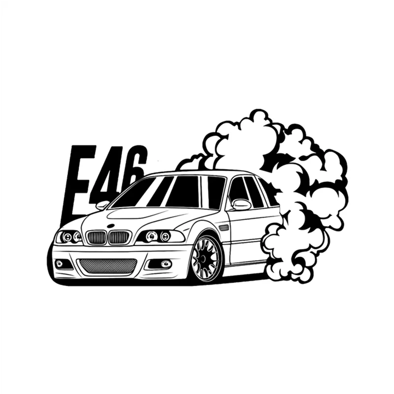 Car Sticker Personality E46 90 Drift Art Car Vinyl Decal Car Motorcycle Bumper Body Rear Window Decorative Decal,15CM
Car Sticker Personality E46 90 Drift Art Car Vinyl Decal Car Motorcycle Bumper Body Rear Window Decorative Decal,15CM