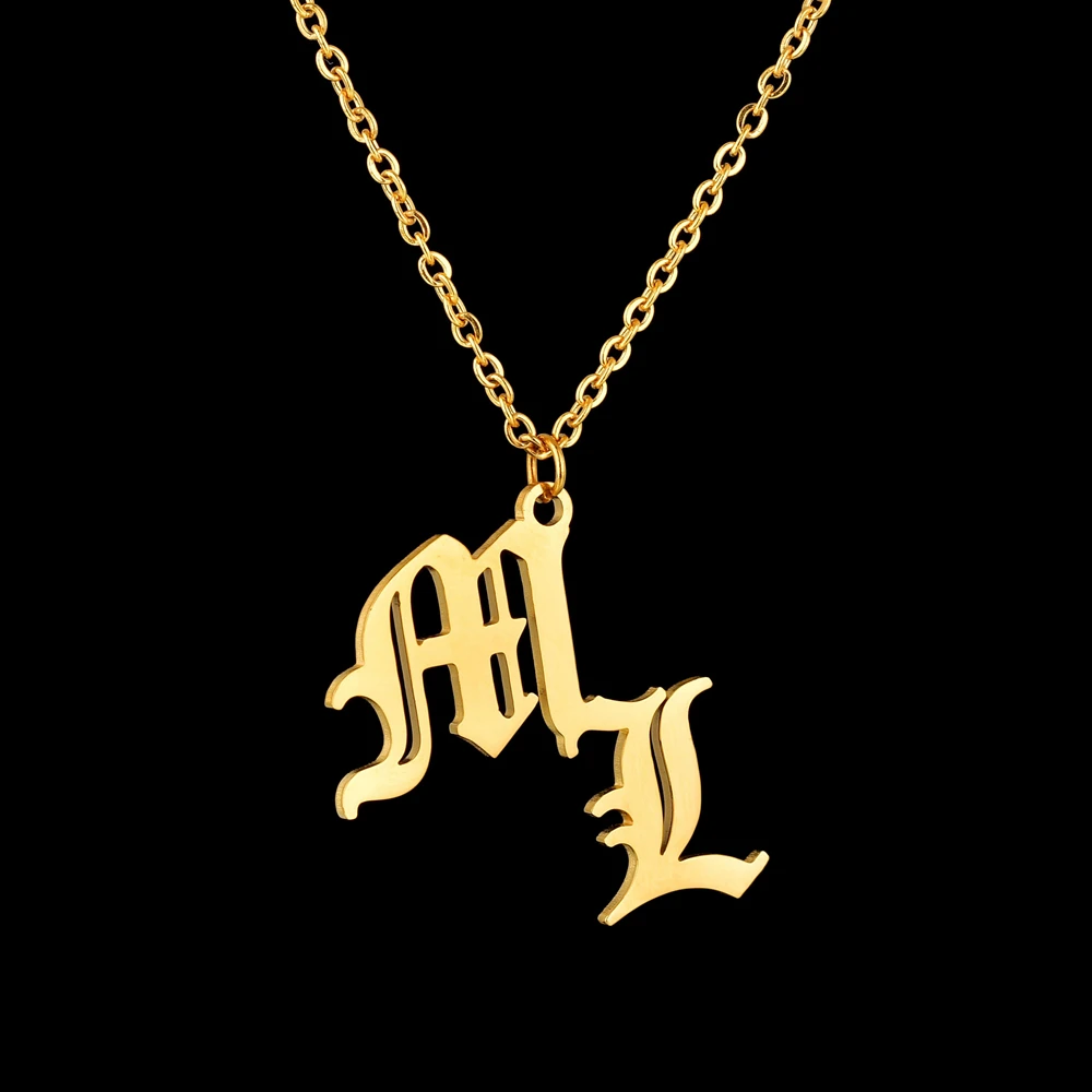 Letter Necklace Name O-Chain Personalized Custom Stianless Steel Pendant Charm Classical Jewelry For Women Man Wedding Gift
Letter Necklace Name O-Chain Personalized Custom Stianless Steel Pendant Charm Classical Jewelry For Women Man Wedding Gift