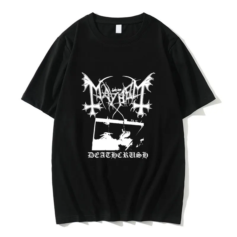 Mayhem Deathcrush Album Graphic T-shirts Men Women Vintage Hip Hop Oversized Tshirt Tops Men's Crewneck 100% Pure Cotton T Shirt
Mayhem Deathcrush Album Graphic T-shirts Men Women Vintage Hip Hop Oversized Tshirt Tops Men's Crewneck 100% Pure Cotton T Shirt