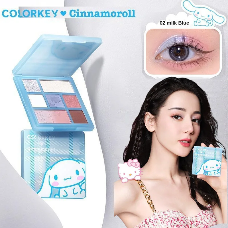 Colorkey Sanrios Eyeshadow Palette Kawaii Cinnamoroll HelloKittys Multi-Purpose Blush Highlighter Shadow Matte Allin-One Palette
Colorkey Sanrios Eyeshadow Palette Kawaii Cinnamoroll HelloKittys Multi-Purpose Blush Highlighter Shadow Matte Allin-One Palette