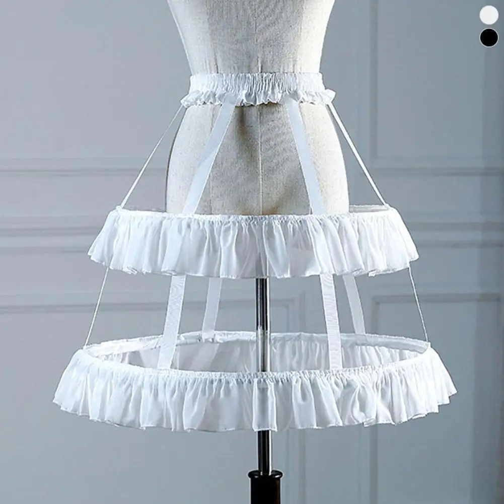 2 Color Women's Wedding Dress Girls Lolita Underskirt 2 Mid-length Fishbone Hoops Support Mujer Ropa Hollow Cage Petticoat U4r0
2 Color Women's Wedding Dress Girls Lolita Underskirt 2 Mid-length Fishbone Hoops Support Mujer Ropa Hollow Cage Petticoat U4r0