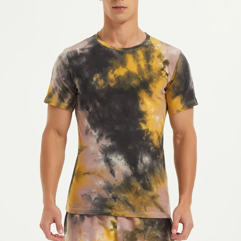 Tie Dye Men's T-shirt Men Summer Round Neck Short Sleeve Tshirts Casual Tee Shirts Male Fashion Hip Hop Streetwear Clothes
Tie Dye Men's T-shirt Men Summer Round Neck Short Sleeve Tshirts Casual Tee Shirts Male Fashion Hip Hop Streetwear Clothes
