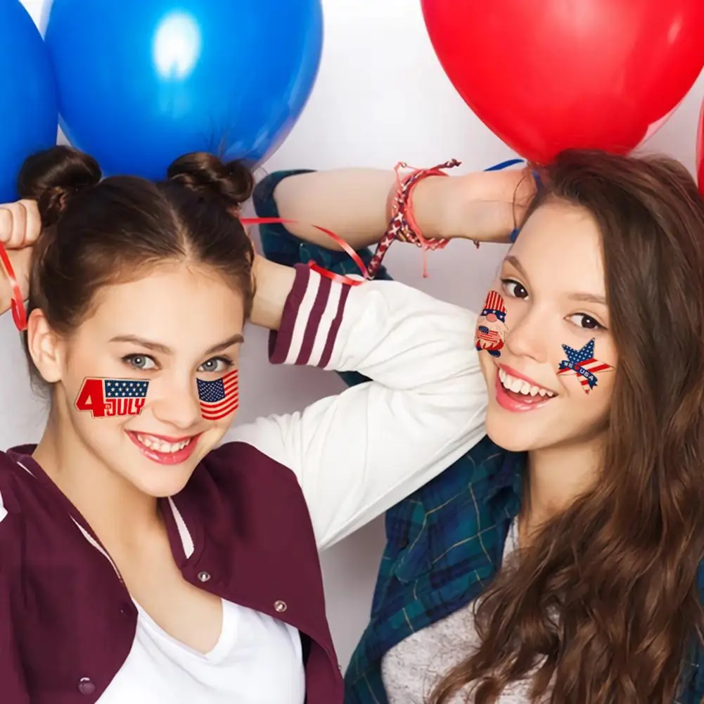 Face Stickers 10Pcs Fashion Exquisite Lightweight Independence Day Sticker Flag Sticker Festival Supplies
Face Stickers 10Pcs Fashion Exquisite Lightweight Independence Day Sticker Flag Sticker Festival Supplies