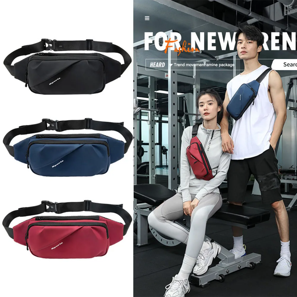 

Casual Fanny Pack Multifunctional Mobile Phone Bag Phone Card Change Storage Pouch for Outdoor Running Hiking Walking