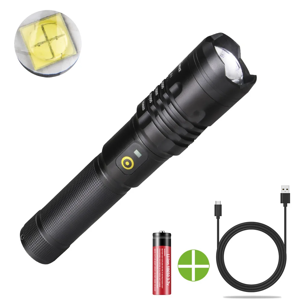 New P Strong Light Flashlight USB Charging Telescopic Zoom Waterproof Emergency LED
New P Strong Light Flashlight USB Charging Telescopic Zoom Waterproof Emergency LED
