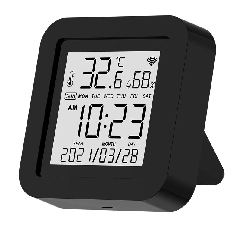 Humidity Sensor,With Display Support Alexa Assistant Tuya WIFI Temperature For Home Remote Control Wifi IR Remote
Humidity Sensor,With Display Support Alexa Assistant Tuya WIFI Temperature For Home Remote Control Wifi IR Remote