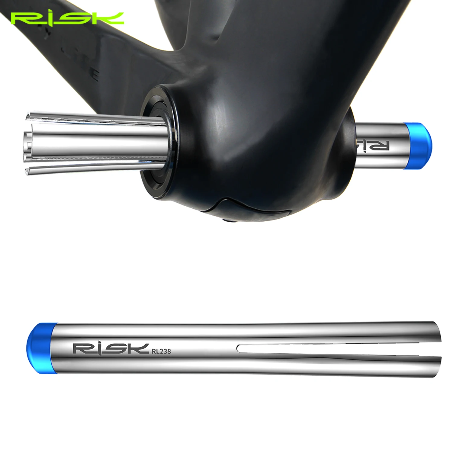 RISK Bike 22-24mm Spindle Press Removal Tool Fit BB Bottom Bracket Cup BB86 BB90 PF30 Bicycle Frame Bottom Axle Removal Tool
RISK Bike 22-24mm Spindle Press Removal Tool Fit BB Bottom Bracket Cup BB86 BB90 PF30 Bicycle Frame Bottom Axle Removal Tool
