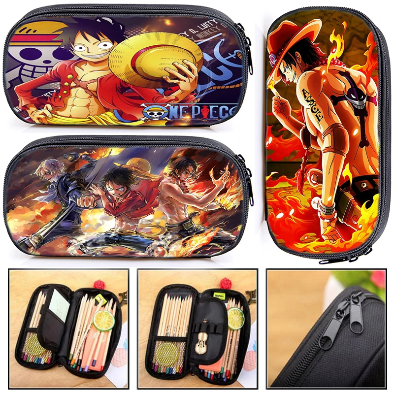 Anime One Piece Cosmetic Case Pencil Bag Women Makeup Bags ONE PIECE Luffy Zoro Print Pen Box Casual Stationery Bags Organizer
Anime One Piece Cosmetic Case Pencil Bag Women Makeup Bags ONE PIECE Luffy Zoro Print Pen Box Casual Stationery Bags Organizer