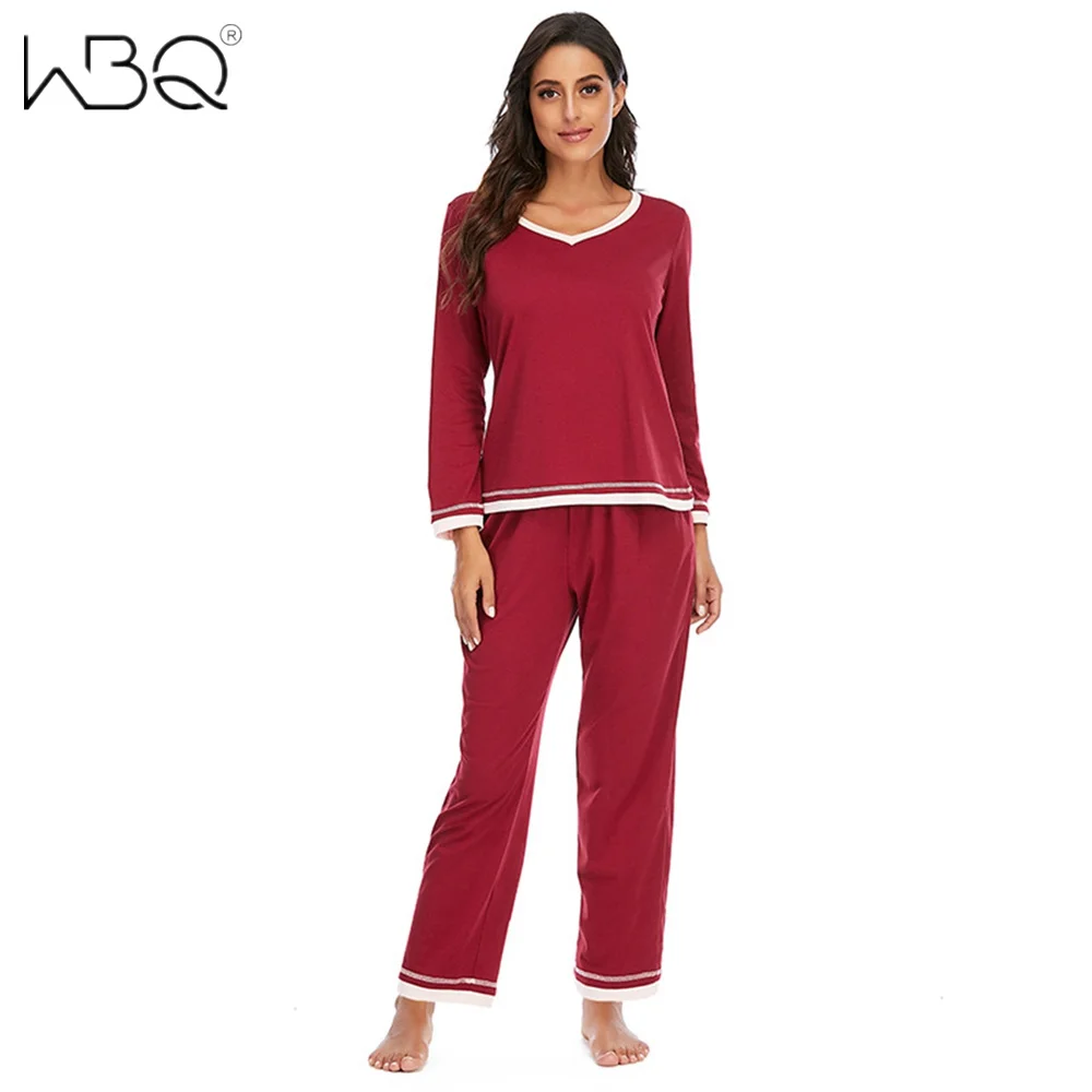 Two-piece Set Cotton Pajamas Sets Women's SoftLong-sleeved Pajamas Solid Color Casual Home Service Spring Autumn
Two-piece Set Cotton Pajamas Sets Women's SoftLong-sleeved Pajamas Solid Color Casual Home Service Spring Autumn