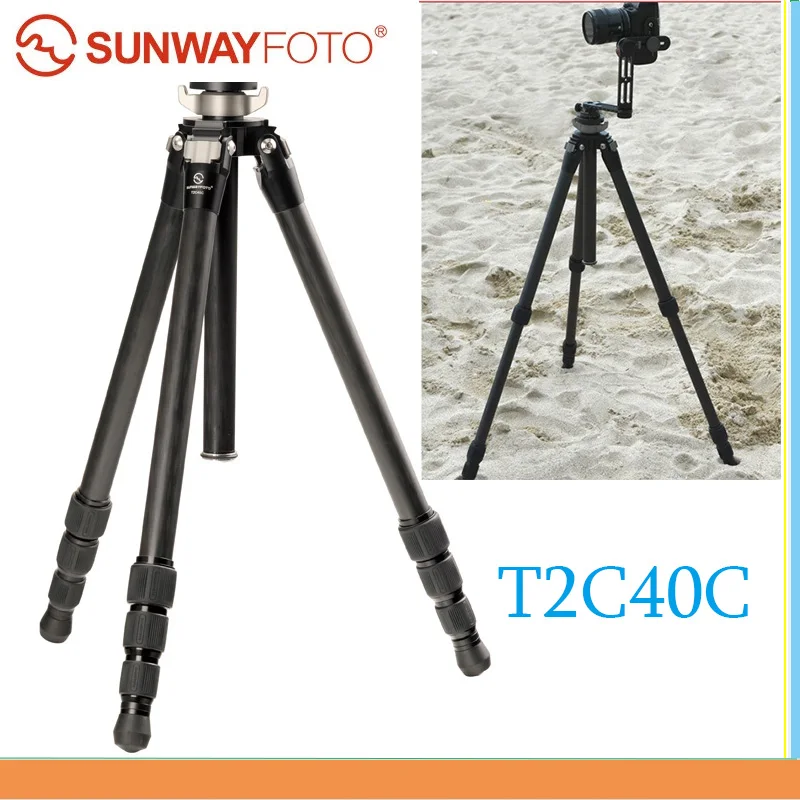 SUNWAYFOTO T2C40C Camera Tripod Tripode Professional Camera Tripod for DSLR Cameras Traveller Tripode Travel Stand Carbon Fiber
SUNWAYFOTO T2C40C Camera Tripod Tripode Professional Camera Tripod for DSLR Cameras Traveller Tripode Travel Stand Carbon Fiber