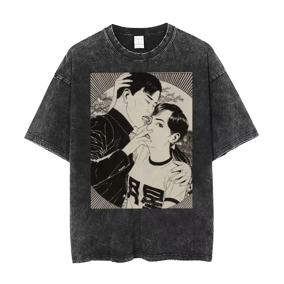 Suehiro Maruo Lick Cult Japan Anime Horror Manga Washed T Shirts Streetwear Hip Hop Fashion T-Shirt Tee Men Women High Street
Suehiro Maruo Lick Cult Japan Anime Horror Manga Washed T Shirts Streetwear Hip Hop Fashion T-Shirt Tee Men Women High Street