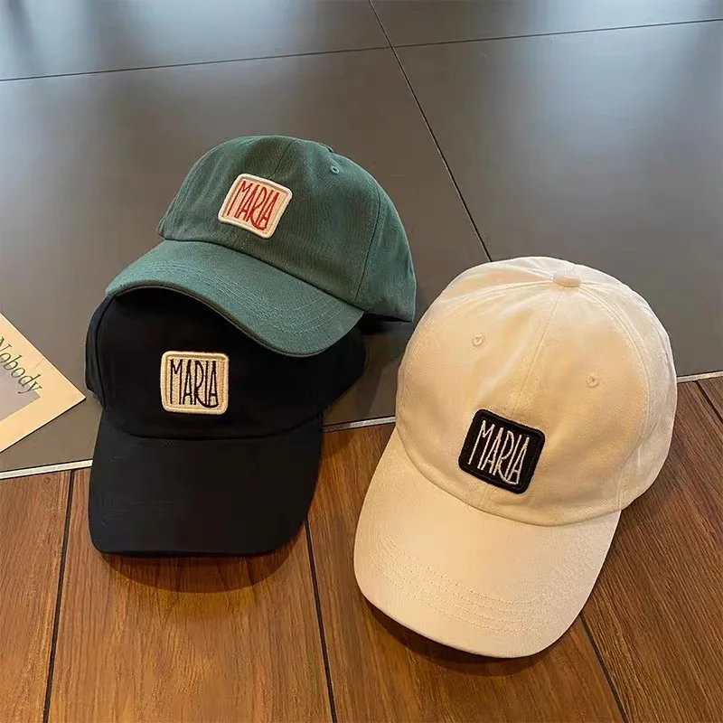 MARIA Embroidery Baseball Cap For Men Women Fashion Snapback Caps Soild Color Sunbonnet Letter Dad Hat Girls Gorras Casquette
MARIA Embroidery Baseball Cap For Men Women Fashion Snapback Caps Soild Color Sunbonnet Letter Dad Hat Girls Gorras Casquette