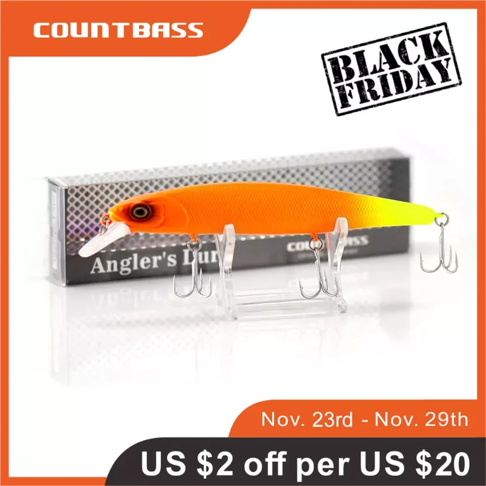 128mm 23g Countbass Sinking Minnow, Saltwater Fishing Lures, Anlger's Wobblers for Bass Pike Fishing 
128mm 23g Countbass Sinking Minnow, Saltwater Fishing Lures, Anlger's Wobblers for Bass Pike Fishing