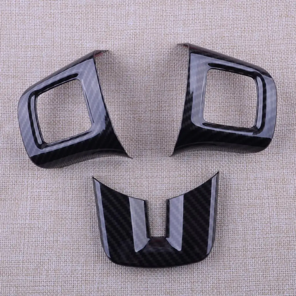 1 Set Car Steering Wheel Moulding Decor Cover Trim Fit for Dodge Challenger 2008-2012 2013 2014 Black Carbon Fiber Style ABS
1 Set Car Steering Wheel Moulding Decor Cover Trim Fit for Dodge Challenger 2008-2012 2013 2014 Black Carbon Fiber Style ABS