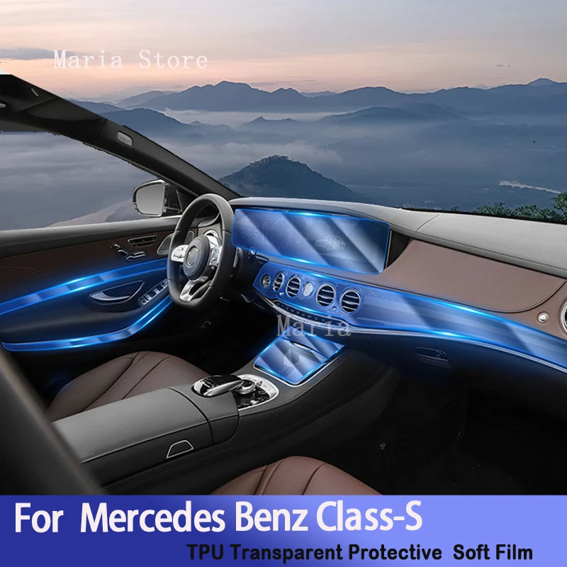 For Class-S W222 S350 S450(2018-2020)Car Interior Center Console Transparent TPUProtective Film Anti-scratch Repair Sticker
For Class-S W222 S350 S450(2018-2020)Car Interior Center Console Transparent TPUProtective Film Anti-scratch Repair Sticker